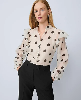 ANN TAYLOR Blouse,  Size Large,  New Arrival, New  W/ $109.00 TAG - Image 1 of 3