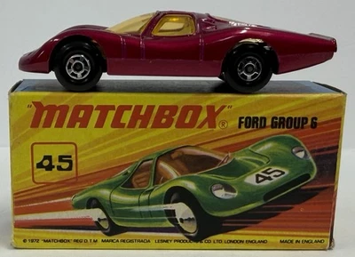 Lesney Matchbox Series No 45 Ford Group 6 Superfast 1969 Made in England - Image 1 of 4