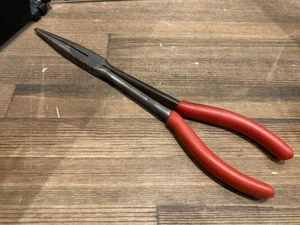 Snap-on 911ACP 11" lange Nadel Nase Zange rot Vinyl Griff - Bild 1 von 8