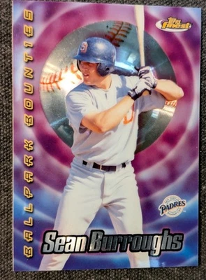 Sean Burroughs Rookie Card 2000 Topps Finest - Ballpark Bounties #BB29 Padres - Image 1 of 2