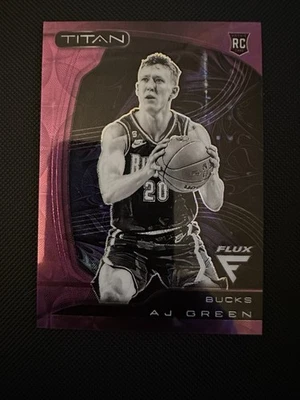 AJ Green Panini Flux Titan Purple Scope Prizm /17 SSP Milwaukee Bucks 30 - Image 1 of 2
