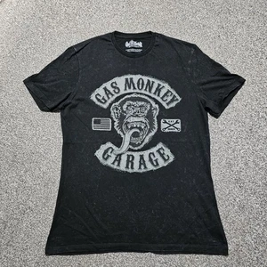 Next Gas Monkey Garage Men's Medium Grey Graphic Short Sleeve T-Shirt (E) - Picture 1 of 4