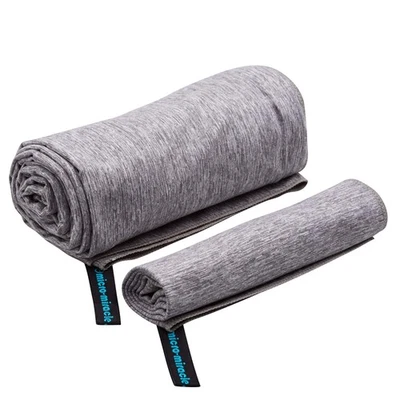 Paquete de 2 toallas de viaje de microfibra XXL de secado rápido extra suaves para gimnasio camping Foto 1 de 4