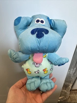 Fisher Price Bath Time 1999 vintage azul nailon felpa pistas azules Foto 1 de 4