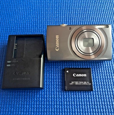 Canon IXY 160 PowerShot ELPH 165IS IXUS 165 Digital Camera Silver F/S From Japan - Image 1 of 4