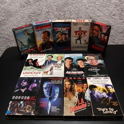 VHS Classic Movie Lot 13 Tape Mix 90s 80s Vintage You've Got Mail, Passenger 57 - Image 1 of 4