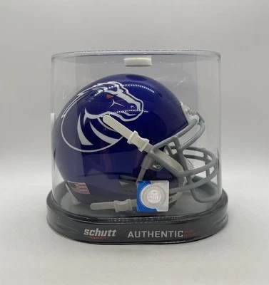 Boise State Broncos NCAA Alternate 1 (Blue) Schutt Mini Helmet!!! - Image 1 of 4
