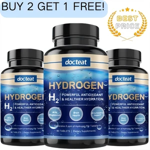 Hydrogen Tablets for Drinking Water - Pure Magnesium Molecular Hydrogen BUY2GET1 - Picture 1 of 17