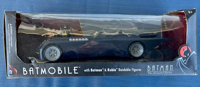 蝙蝠战车带蝙蝠侠和罗宾 1993 年,17 英寸长,全新损坏盒 — 第 1/4 张图片