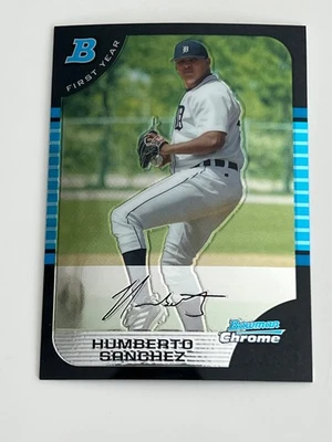 Humberto Sanchez 2005 Bowman Chrome #228 RC Rookie Detroit Tigers NR-MT+ - Image 1 of 2