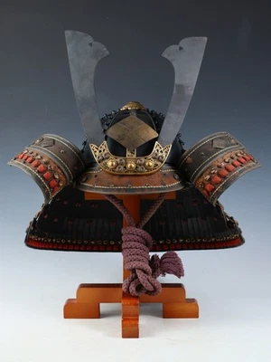 Beautiful Old Vintage Samurai Kabuto Wearable Helmet -nice condition- Tsushima - Image 1 of 4