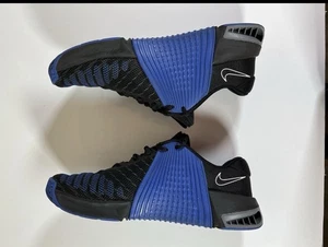 Nike Zoom Metcon Turbo 2 Training Shoes Mens Size 10 Black Blue Hyperlift Gym - Picture 1 of 14