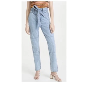Rag & Bone Mia Yoke High Rise Jeans in Clean Lou. NWT. Size 24. $275 - Picture 1 of 10