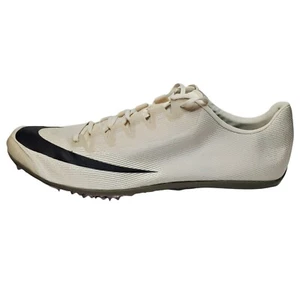 Nike Zoom 400 Track & Field Sprint Spikes Men's Cream/Black AA1205-002 Size 15 - Picture 1 of 11