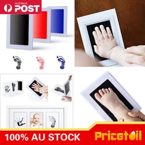 NEW Newborn Footprint Handprint Safe Inkless Gift Foot Hand Print Wipe Kit Gift - Picture 1 of 9