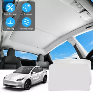 UV Protection Sunshade Roof Fit For Tesla Model Y Sunroof Window Installation He - Picture 1 of 9