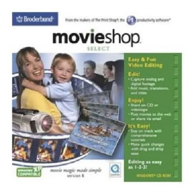 MovieShop 6 Select Pc New Cd Rom In Paper Sleeve XP - Image 1 of 2