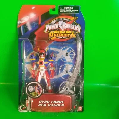 Power Rangers Operation Overdrive GYRO FORCE RED RANGER 5.5" Action Figure NEW! - Image 1 of 4