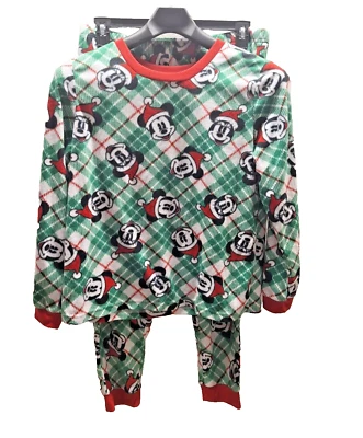 Disney 100 Mickey Minnie Navidad Suave Polar Pijama 2 Piezas Adulto Talla Grande Foto 1 de 4
