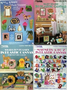 Lot of 4 Plastic Leaflets,  Alphabet, Baby Frames. Baby Bears, Note Holder, More - Picture 1 of 6