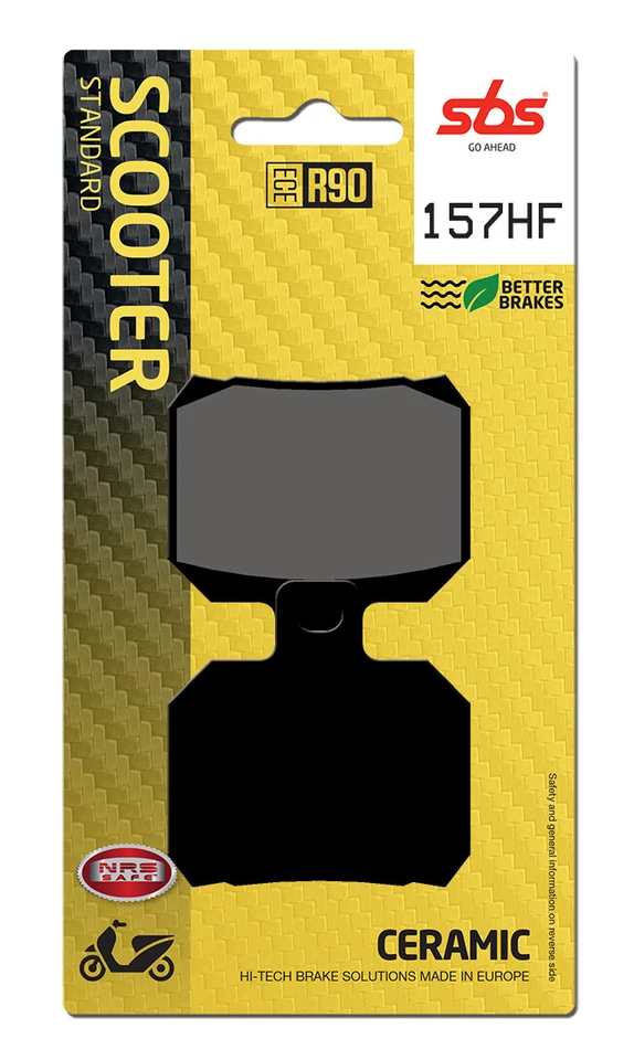 Aprilia RS 50 2006-2011 SBS Sintered Front Brake Pad 157HF - Image 1 of 4