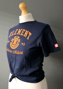 Womens Element Navy T-shirt Size 12 SMALL SIZING