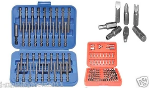 136pc Security Bit Set Tamper Proof Torx Star Tri Wing Pozi Torque w/ EXTRA LONG - Picture 1 of 1
