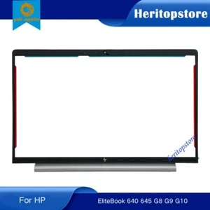New For HP EliteBook 640 645 G8 G9 G10 LCD Front Bezel Cover Black - Zdjęcie 1 z 3