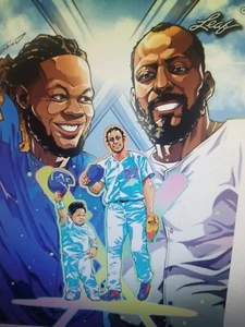VLADIMIR GUERRERO 2023 LEAF METAL ANIME NATION (LEAF EXCLUSIVE REFRACTOR) SP - Picture 1 of 3