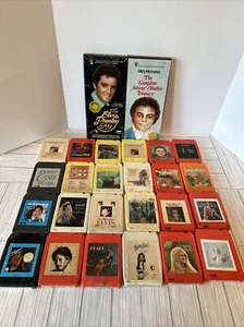 Lot Of 26 Rock Country 8 Track Tapes Untested Bob Dylan Bob Seger Janis Joplin - Picture 1 of 15