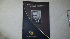 2015 LYNDON B.JOHNSON COIN AND CHRONICLES SET BOOKLET - Picture 1 of 1