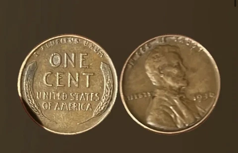 1946 Rare Lincoln Wheat Penny Cover