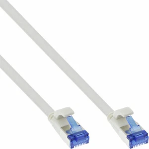 InLine Patchkabel flach, U/FTP, Cat.6A, TPE halogenfrei, weiß, 20m - Afbeelding 1 van 2