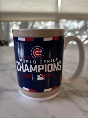 Chicago Cubs Coffee Mug Cup Baseball MLB Authentic 2016 World Series Champions - Image 1 of 4