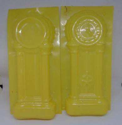 Reloj de abuelo de plástico molde de velas vintage #3 Foto 1 de 4