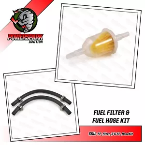 Niederdruck Vorvergaser Vor Kraftstoffpumpe In Line Klar Kegel Filter Schlauch Kit - Bild 1 von 7