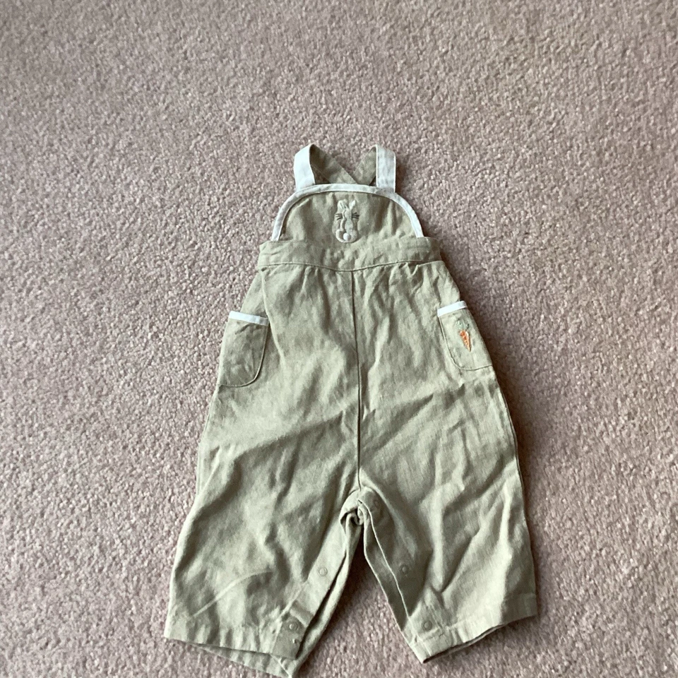 BABY GAP RECIÉN NACIDO CONJUNTO DE UNA PIEZA, 7-12 LBS. TOP DELANTERO CONEJO, ZANAHORIA EN BOLSILLO Foto 1 de 3