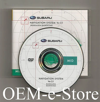 2008 2009 2010 Impreza WRX STI Forester Navigation DVD Map MID Coast U.S Canada - Image 1 of 4
