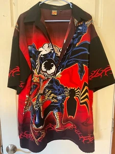 Camisa Hawaiana 2001 Spiderman VS Venom 2XL 2001 Marvel Comics Craig/Día - Imagen 1 de 2