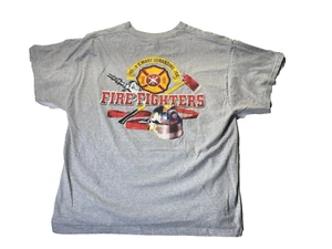 Fire Fighters World’s Most Demanding Job T Shirt Mens Size XL Gray - Picture 1 of 8