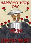 Basenji Kosze dla psów Ciesz się dniem wolnym Dzień Matki Kartka z życzeniami Mama REFA
