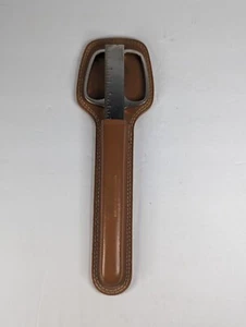Vintage AS Tijeras Italia Cuero y Diseño Regla/Abridor de Cartas Alemania con Estuche - Imagen 1 de 14