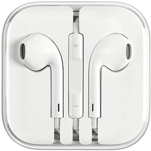 OEM For A pple Earphones For i Phone 6 6S 6P 5 SE 4S w/Sound Remote & Mic w/Case - Picture 1 of 1