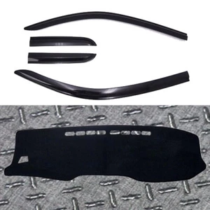 Weather shields with Non Slip Dash mat for 07/2015 ~ 2020 Toyota HILUX Extra-Cab - Picture 1 of 11