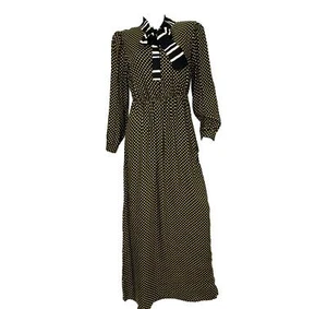 LISA KOTT Vestido Mujer Curvy Estilo Fantasía Lunares A13077MP Made IN Italy - Imagen 1 de 3