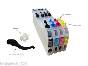 Refillable cartridge for Brother LC103 MFC-J4510DW J4610DW J4710DW J870DW CISS - Picture 1 of 1