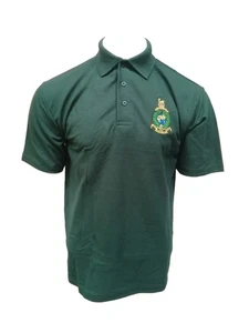 NEW British Forces Gibraltar Polo Shirt Green Military Surplus Army T-Shirt - Picture 1 of 3