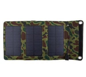 5W 5V Wasserdichte Faltbare Tragbare Solar-Panel-Ladegerät Outdoor Mobile Po FO - Zdjęcie 1 z 7