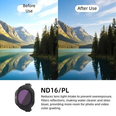 Adjustable CPL NDPL UV Filter Set for DJI Mini 5 Pro Optical Glass Filters - Image 1 of 4