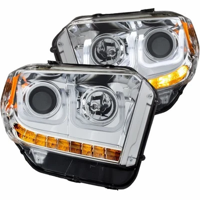 ANZO For Toyota Tundra 2014 15 16 17 18 2019 Projector Headlights w/U-Bar Chrome Foto 1 de 4
